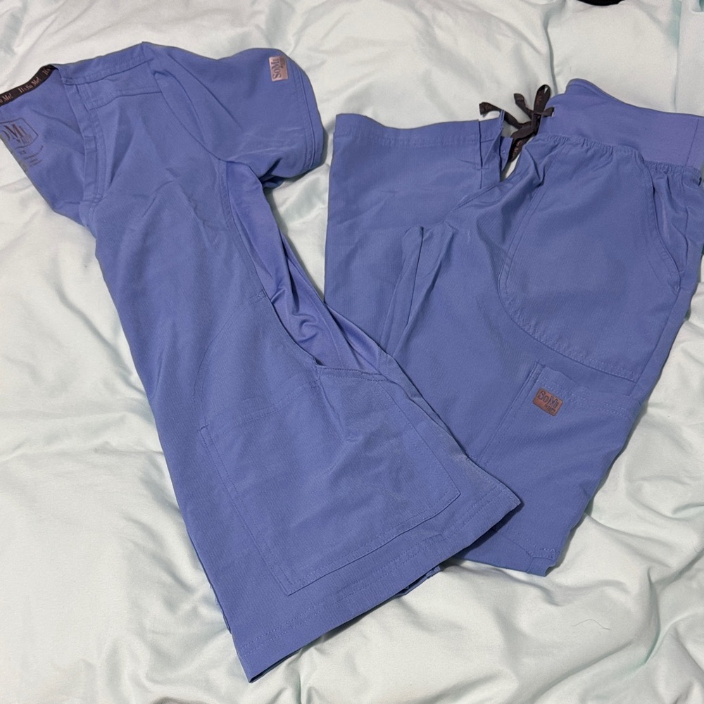 Blue Scrub Set